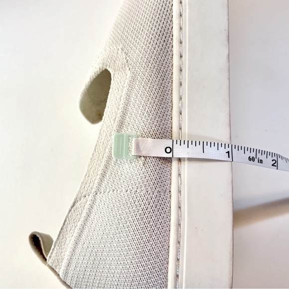 Banana Republic Ivory Knit Slip On Sneakers Size 8.5M Comfort Classic - Picture 13 of 13